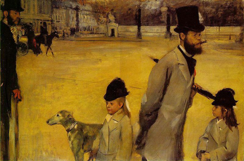 Edgar Degas Place de la Concorde oil painting picture